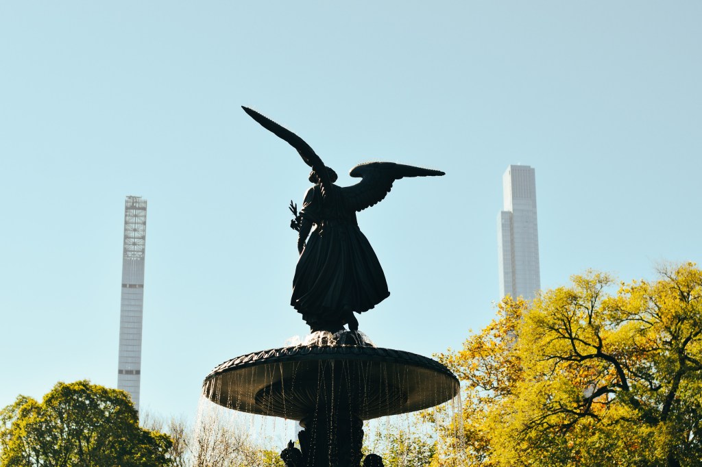 Central Park angel statue
