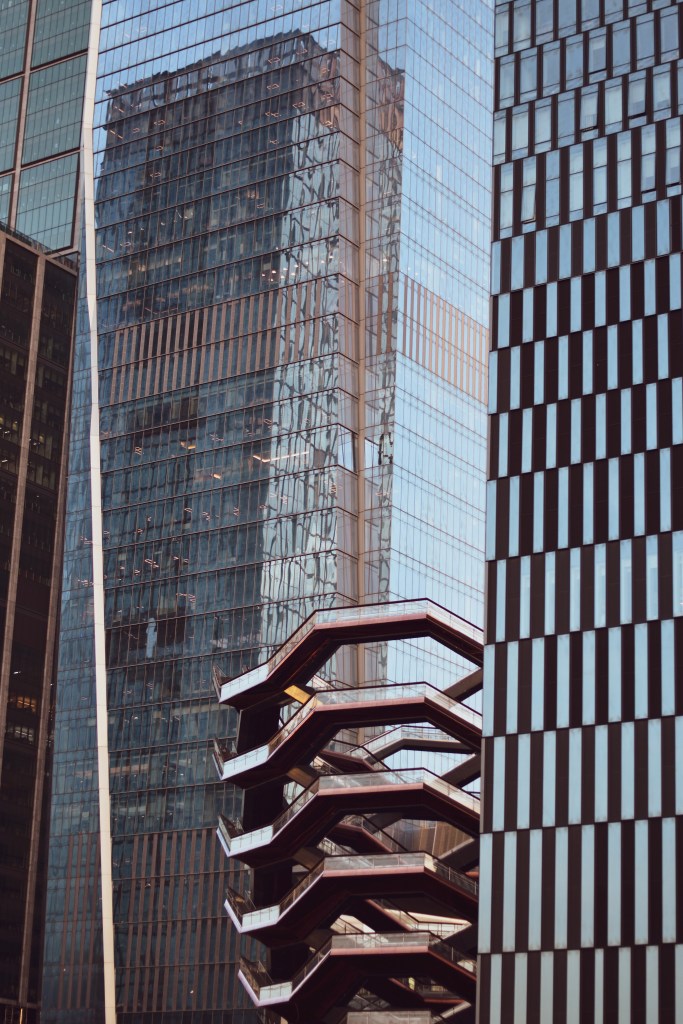 The Vessel structure by Thomas Heatherwick in New York City near Hudson Yard