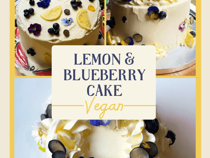 Vegan Lemon and Blueberry Cake: Moist Recipe with Step-by-Step&nbsp;Instructions