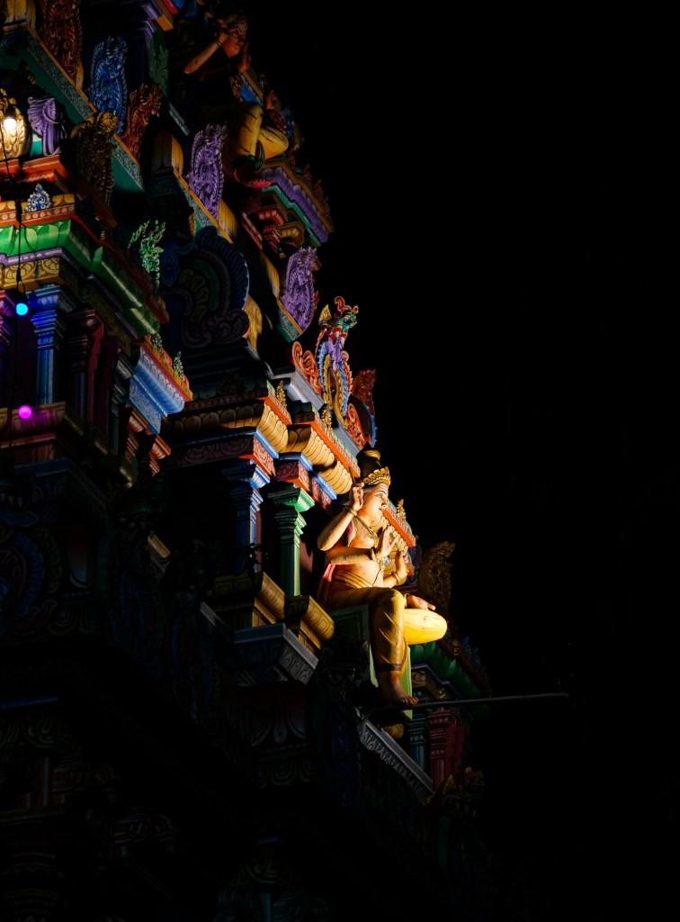 Hindu deity on Hindu trample in Batu Caves, Kuala Lumpur, Malaysia