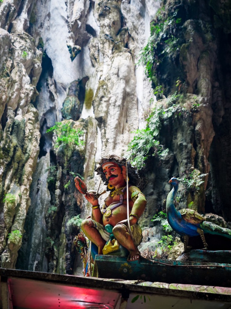 Hindu deity at Batu caves 
