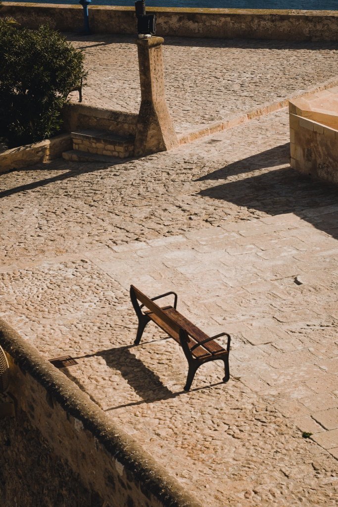 Bench in Alicante spain