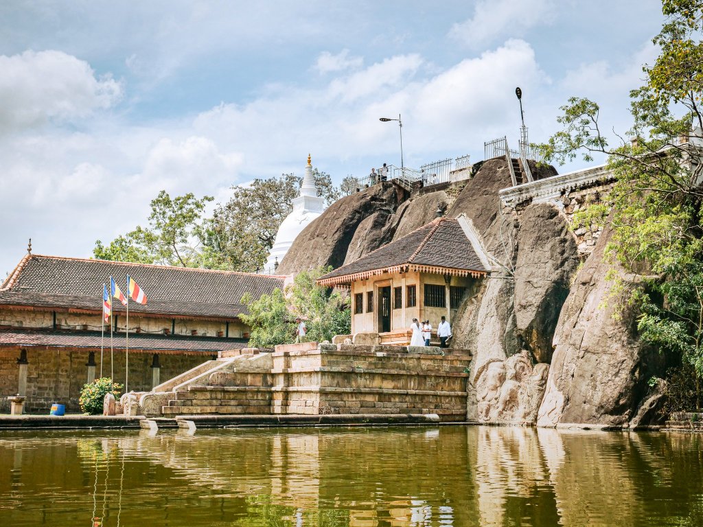 Anuradhapura temples in Sri Lanka